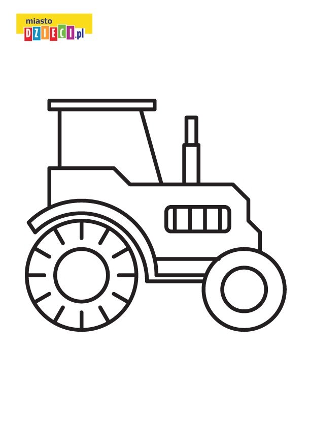 Traktor Do Wydruku Dla Dzieci Ciuchcia Kolorowanka Dla Dzieci Do