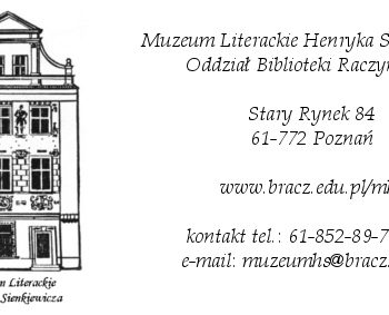 Muzeum Literackie Henryka Sienkiewicza w Poznaniu