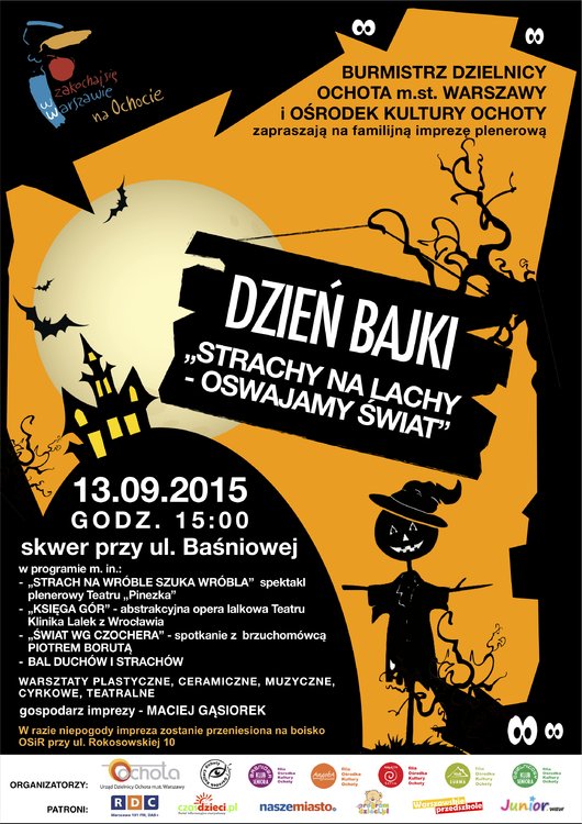 Dzień Bajki. Strachy na lachy- oswajamy świat