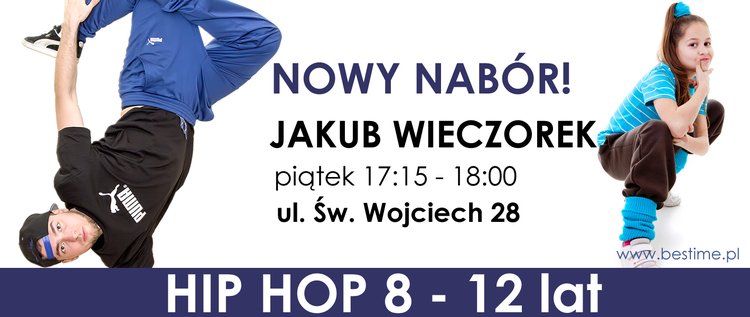 Hip hop dla dzieci w wieku 8-12 lat