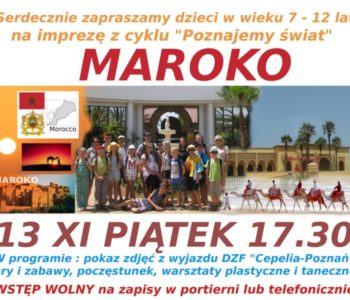 Impeza z cyklu Poznajemy Śiat z udziałem Dziecięcego Zespołu Folklorystycznego Cepelia Poznań – MARO