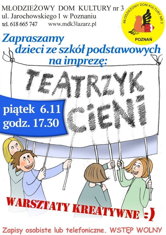 Piątkowa imprez kreatywna ”Teatrzyk cieni”