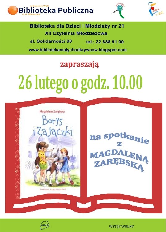 Spotkanie z Magdaleną Zarębską