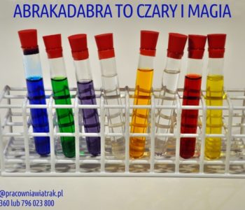 WARSZTATY Z EKSPERYMENTAMI – „ABRAKADABRA TO CZARY I MAGIA”