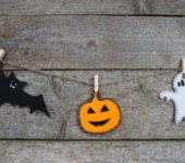 Zawieszki z filcu na halloween zabawy dla dzieci