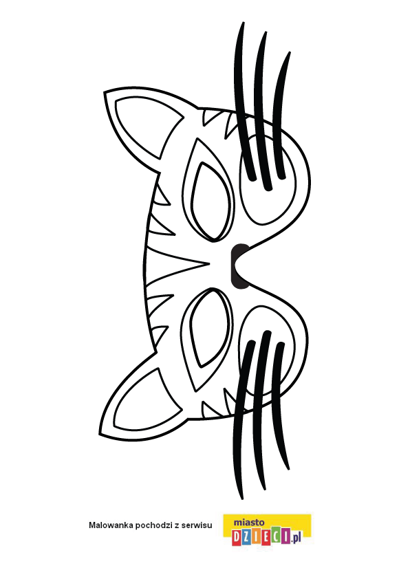 Maska karnawałowa - tygrys