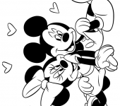 myszka miki i kaczor Donald kolorowanki Disneya