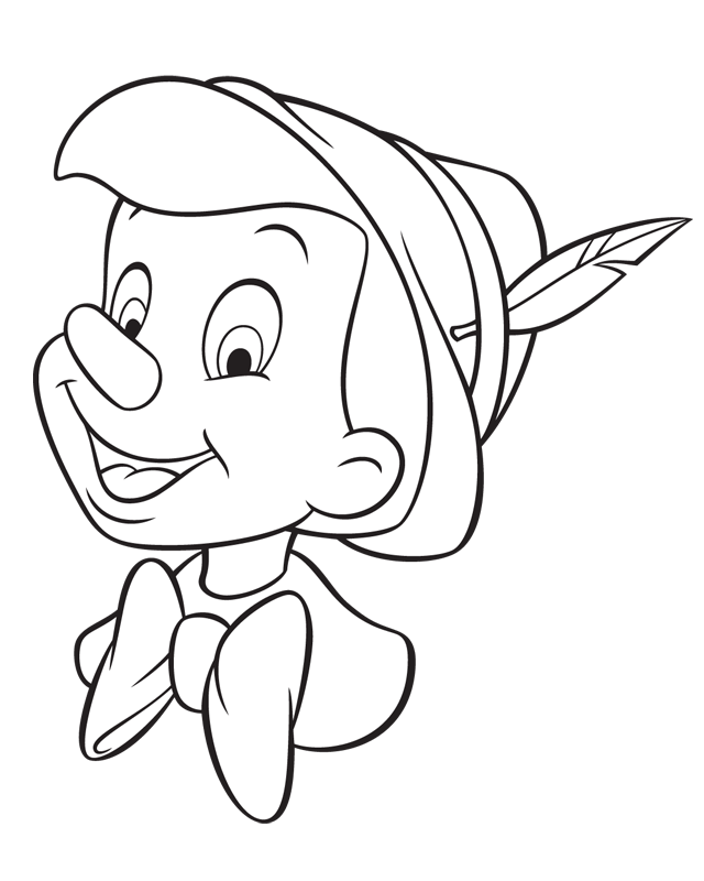 Pinokio kolorowanki Disneya