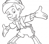 Pinokio kolorowanki Disneya