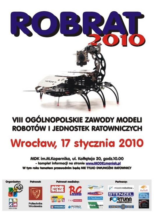VIII Ogólnopolskie Zawody Modeli Robotów i Jednostek Ratowniczych ROBRAT 2010