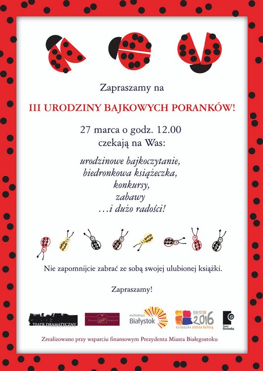 III Urodziny Bajkowych Poranków – Białystok