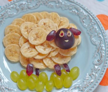 przepis na owieczkę z banana i winogron