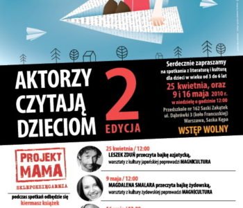 Aktorzy czytają Dzieciom w Warszawie