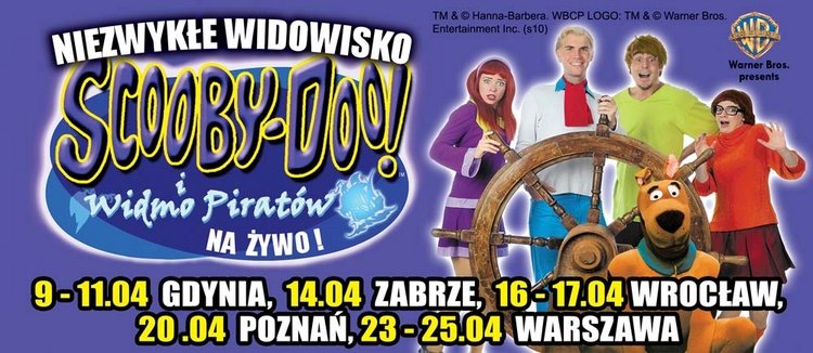 SCOOBY-DOO i Widmo Piratów na żywo