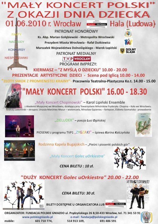 Koncert z okazji DNIA DZIECKA we Wrocławiu