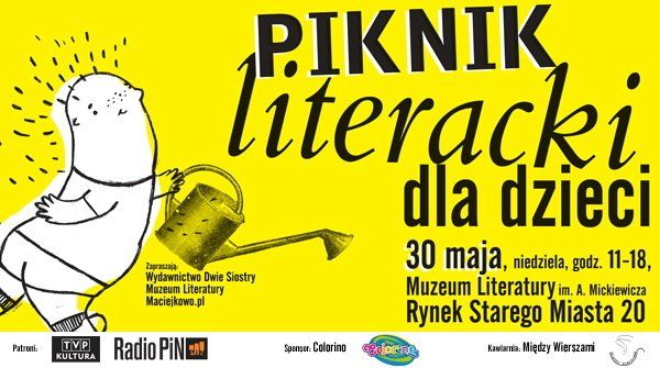 Piknik Literacki dla dzieci w Muzeum Literatury, czyli Dzień Dziecka z książką