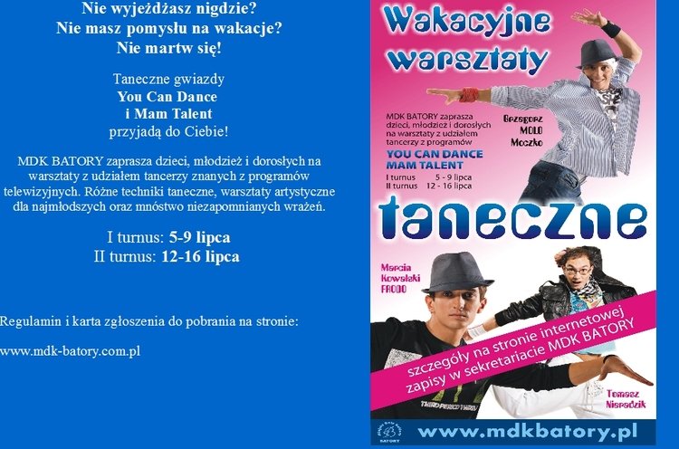 Lato w mieście 2010 – Warsztaty Taneczne w Chorzowie