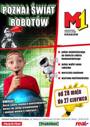 Poznaj świat Robotów w M1 Kraków