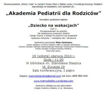 bezpłatne zajęcia dla rodziców w Warszawie