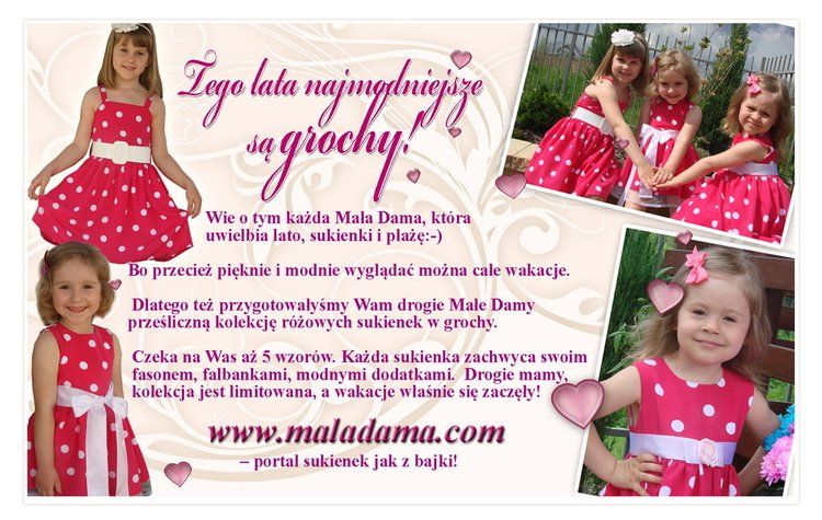 kolekcje sukienek dla dzieci