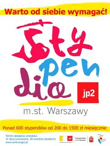 stypendia dla dzieci w Warszawie