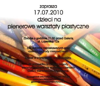 warsztaty plastyczne dla dzieci w Warszawie