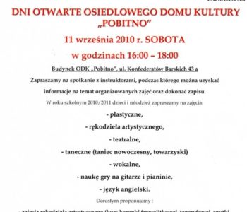 Dni otwarte ODK Pobitno