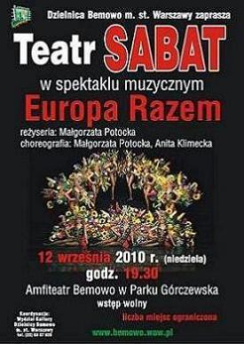 Teatr SABAT na Bemowie w spektaklu muzycznym Europa Razem