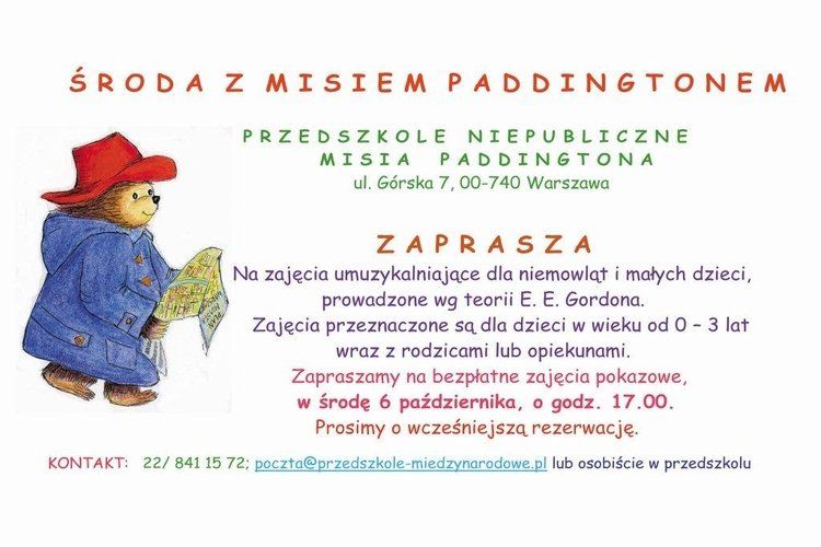 Środa z Misiem Paddingtonem
