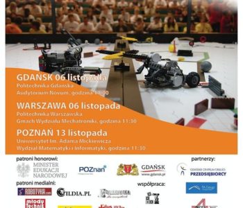 Finał polskiej edycji turnieju budowy robotów First LEGO League,