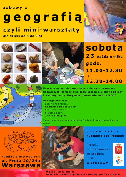 mini-warsztaty dla dzieci w Warszawie
