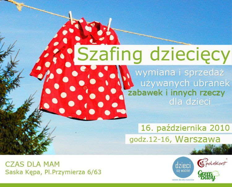 wymiana ubranek dziecięcych w Warszawie