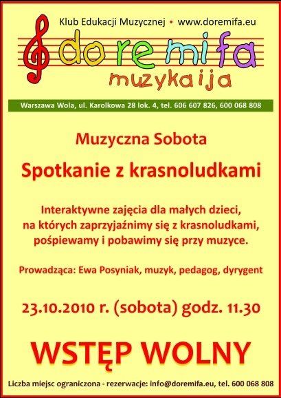 zajęcia muzyczne dla dzieci