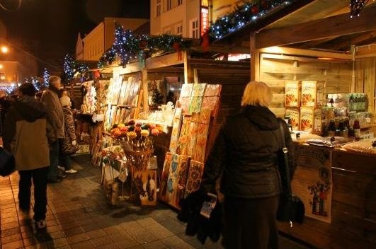 Jarmark Bożonarodzeniowy w Rybniku z Mikołajem