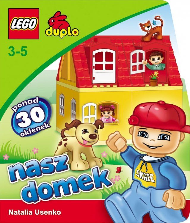 książeczka dla dzieci LEGO
Witajcie w Naszym domku