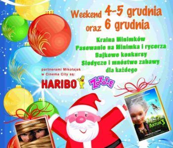 mikołajki dla dzieci w kinie