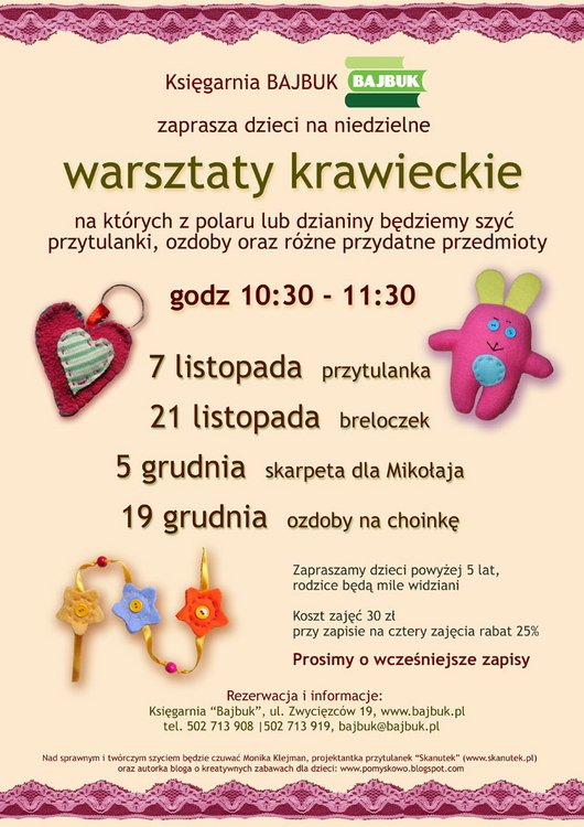 warsztaty dla dzieci w Warszawie