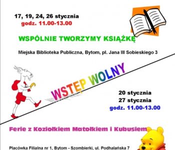 Ferie zimowe 2011 w bytomskiej bibliotece