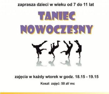 Taniec nowoczesny dla dzieci w Krakowie