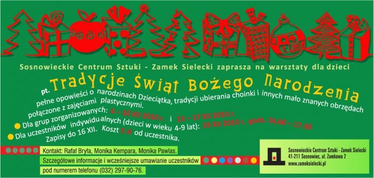 Świąteczne warsztaty dla dzieci w Sosnowcu