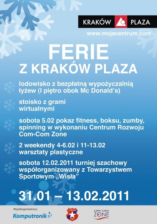 Bezpłatne lodowisko w Krakowie