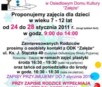 Ferie w ODK „Załęże”