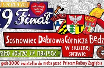 XIX Finał Wielkiej Orkiestry Świątecznej Pomocy, Sosnowiec