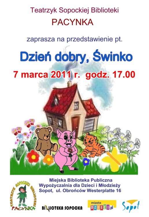 spektakl dla dzieci w MBP Sopot