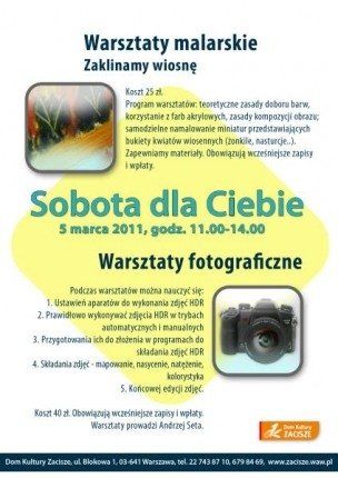 warsztaty w DK Zacisze