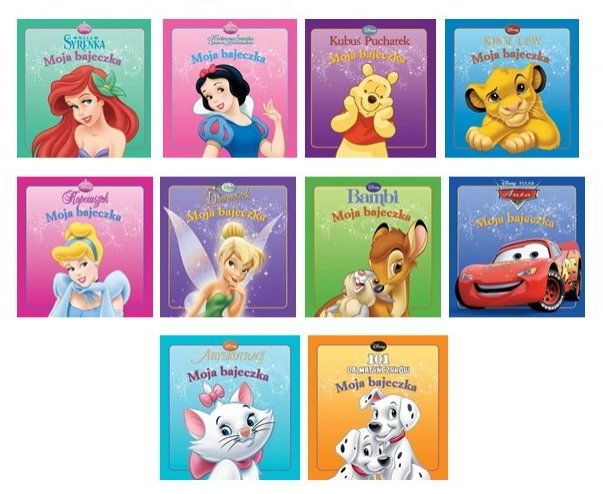 Disney książeczki dla dzieci