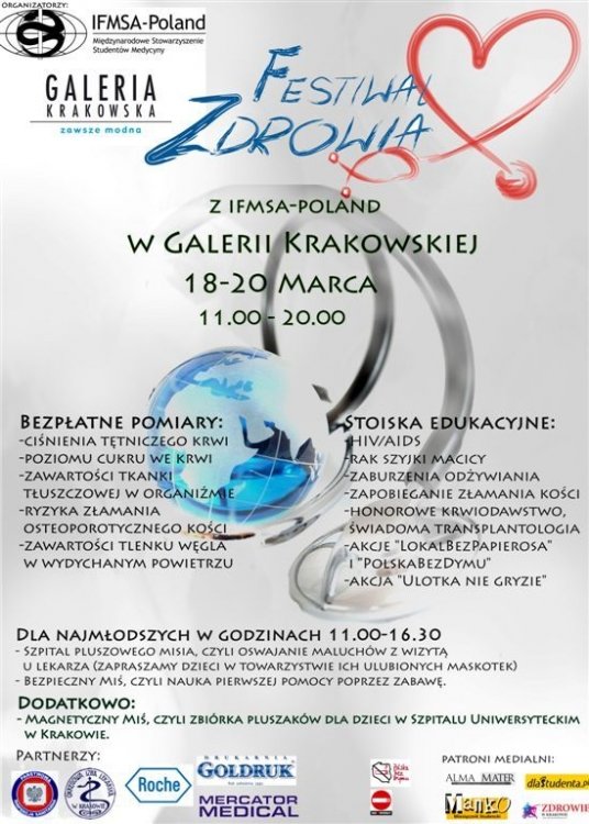 Festiwal Zdrowia w Galerii Krakowskiej
