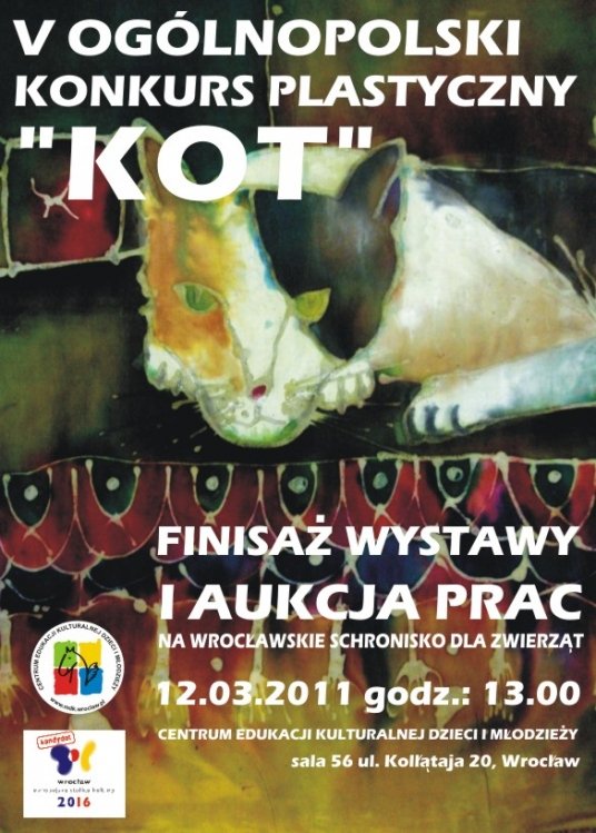 Finisaż wystawy V Ogólnopolskiego Konkursu Plastycznego „KOT” we Wrocławiu