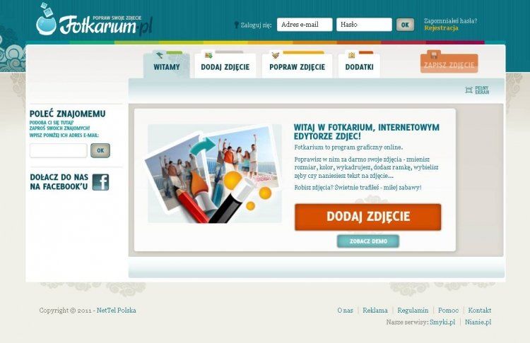 Fotkarium.pl, proste poprawianie zdjęć