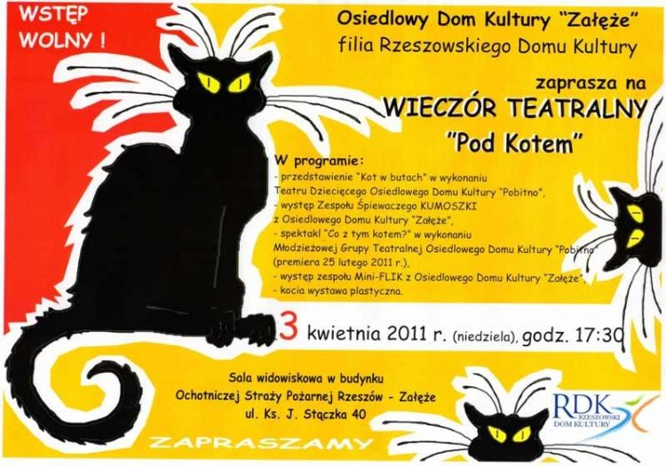 Wieczór teatralny „Pod Kotem”